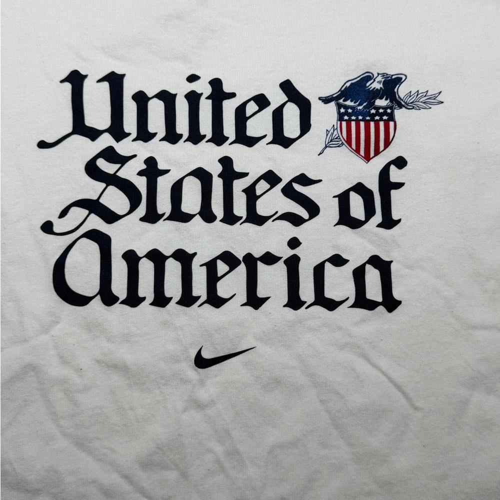 Nike White USA Graphic Tee